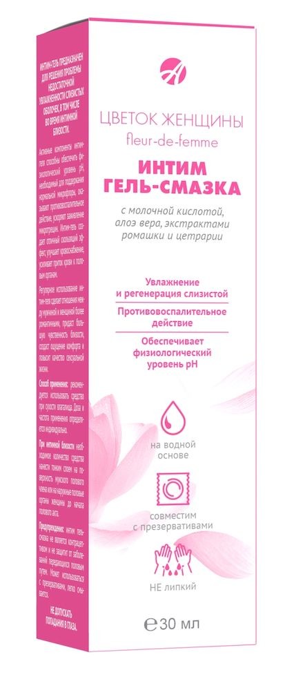 Арт Лайф - Интим гель смазка Цветок женщины 30 мл