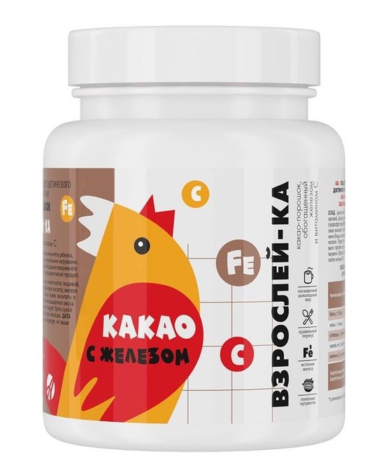 Арт Лайф - Какао Взрослей-ка с железом 400 г