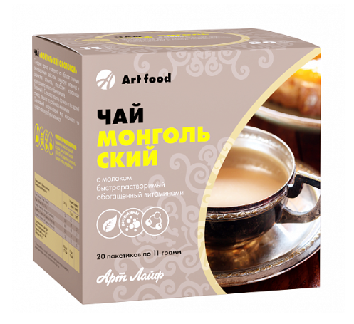 Арт Лайф - Чай Монгольский с молоком - 20 пак.