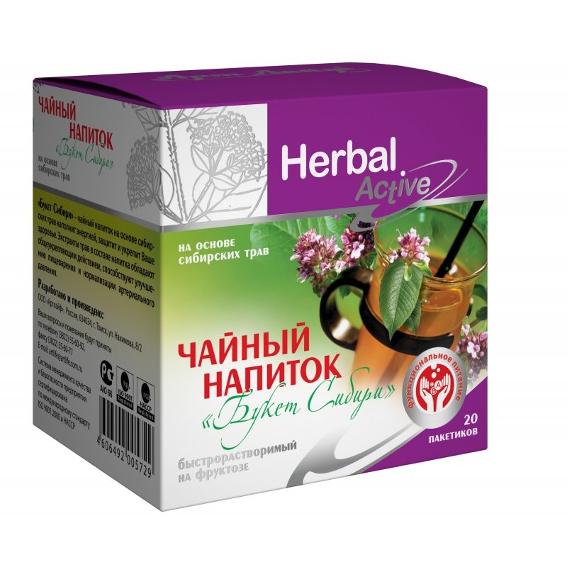 Арт Лайф - Чайный напиток Букет Сибири - 20 пак.