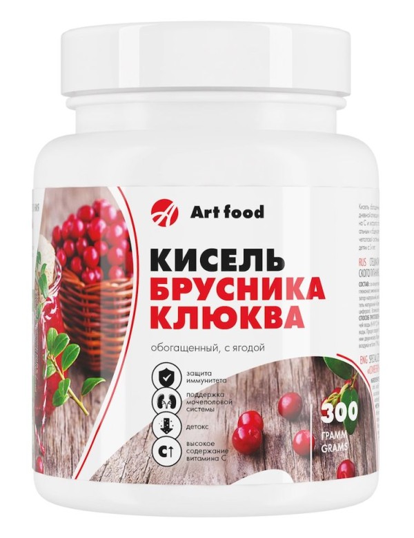 Арт Лайф - Кисель Брусника-Клюква 300 г