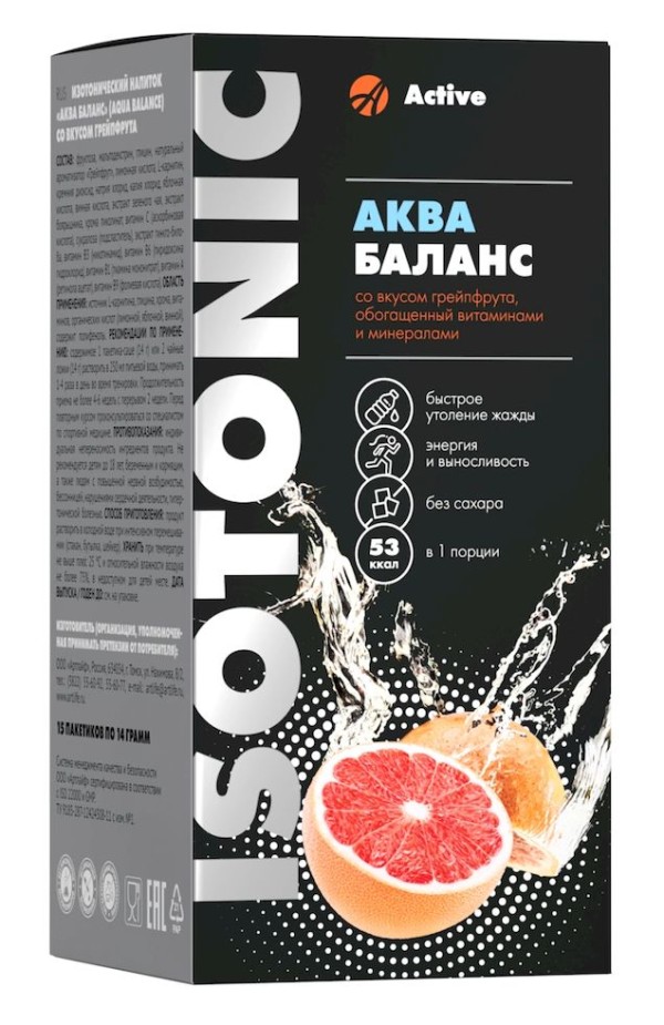 Арт Лайф - Изотонический напиток Аква Баланс - 15 пак.
